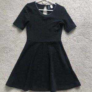 Black knee length dress